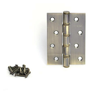 Петля универсальная APECS 100*70-B4-Steel-AB (бронза, 4 подшипника)