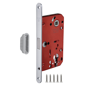 Корпус замка врезного магнитного FUARO MAGNM85C-50/BL INOX SSC-16 (сатинированный хром, блистер)