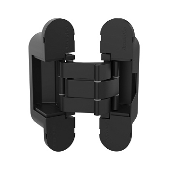 Петля скрытой установки ARMADILLO TECH U3D8000.VPG BL (матовый чёрный, до 60 кг. на 2 петли)